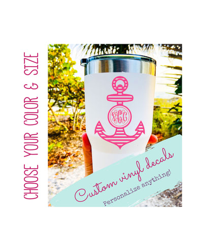 Types of Name and Monogram Decals