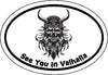 Oval See You in Valhalla Magnet - Viking Magnet