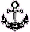 Mermaid Anchor Magnet - Ocean Beach Magnetic Car Decal