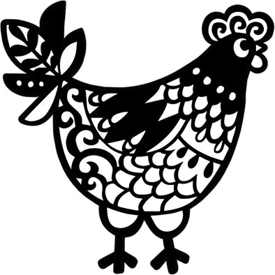 Mother Hen Chicken Magnet - Chicken Magnetic Car Decal