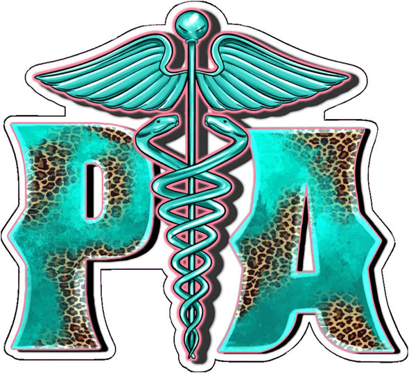 Physician Assistant Vinyl Decal - PA Nursing Bumper Sticker