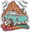 Desert Wanderer Vinyl Decal - Western Bumper Sticker
