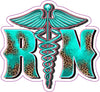 Registered Nurse Vinyl Decal - RN Nurse Bumper Sticker