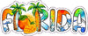 Tropical Florida Vinyl Decal