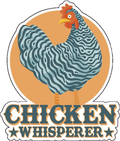 Chicken Whisperer Vinyl Decal - Farm Hen Bumper Sticker