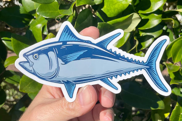 Tuna Vinyl Decal - Fishing Bumper Sticker