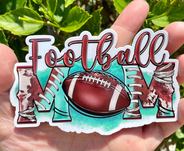 Cowhide Football Bumper Sticker