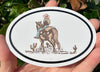 Cowgirl Desert Vinyl Decal - Southwestern Bumper Sticker