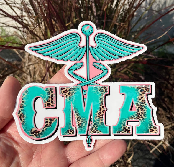Medical Assistant Vinyl Decal - Nursing Bumper Sticker