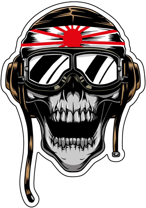 Kamikaze Pilot Vinyl Decal - Soldier Veteran Bumper Sticker