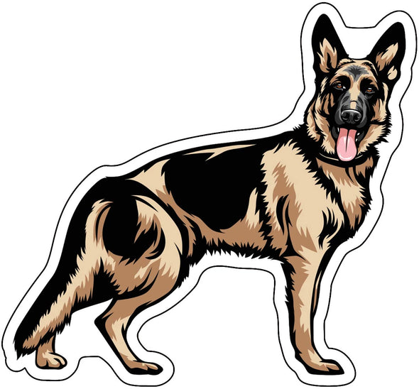 German Shepherd Decal - K9 Bumper Sticker
