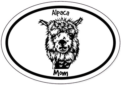 Alpaca Mom Vinyl Decal