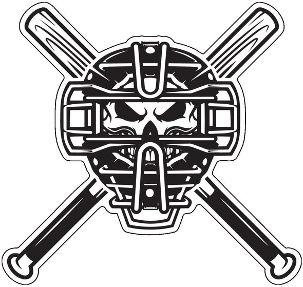 Catcher Baseball Softball Vinyl Decal