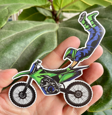 Dirtbike Motocross Magnet - Motocross Magnetic Car Decal