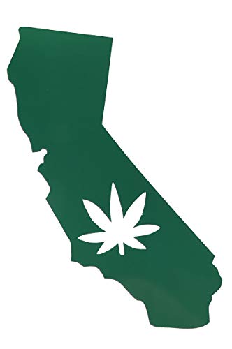 Custom California Marijuana Vinyl Decal-WickedGoodz