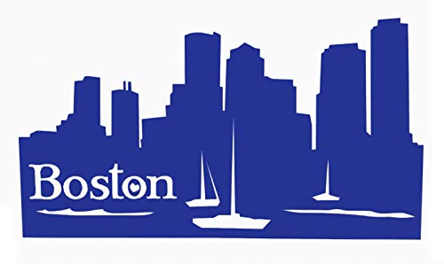 Custom Boston Skyline Vinyl Decal-WickedGoodz