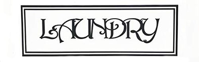 Custom Vinyl Laundry Room Wall Decal-WickedGoodz