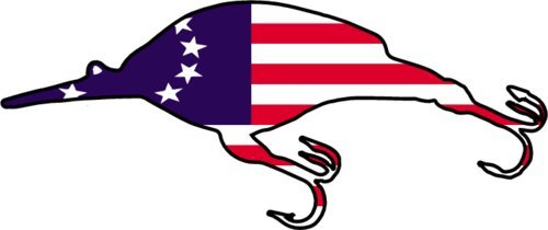 WickedGoodz Vinyl American Flag Fishing Decal - Bass Bumper Sticker - Perfect Largemouth Angler Fisherman Gift-WickedGoodz