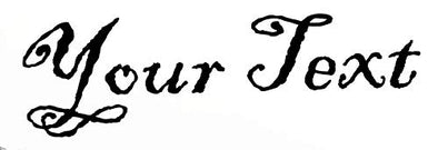 Custom Your Text Customized Vinyl-Cut-Decal Personalized Window Laptop Tumbler Cursive Handwritten Look Custom Handwritten Nickname Sticker Decal-WickedGoodz