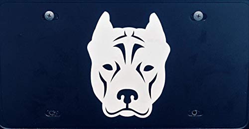 Pit Bull Vanity Plate Front License Auto Tag-WickedGoodz