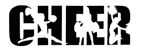 Custom Cheer Vinyl Decal - Cheerleading Bumper Sticker-WickedGoodz