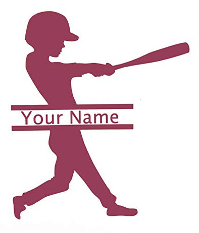 Customized Softball Players Name Vinyl Decal-WickedGoodz
