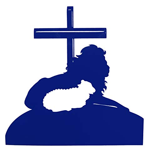Custom Lion Lamb and Cross Vinyl Decal-WickedGoodz