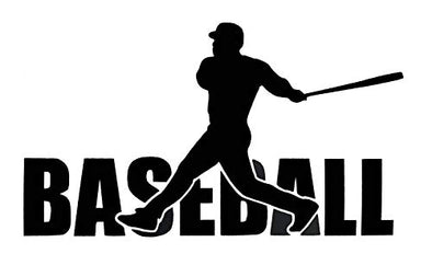Custom Vinyl Baseball Decal Swing Design-WickedGoodz