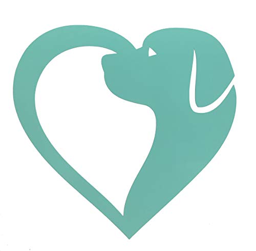 Custom Labrador Dog Heart Vinyl Decal-WickedGoodz