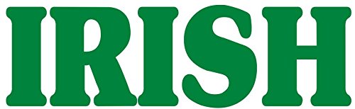 WickedGoodz Die Cut Green Vinyl Irish Decal - Celtic Bumper Sticker - Perfect Ireland Heritage Gift-WickedGoodz
