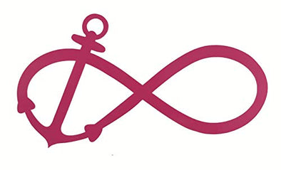 Custom Anchor Infinity Loop Vinyl Decal-WickedGoodz