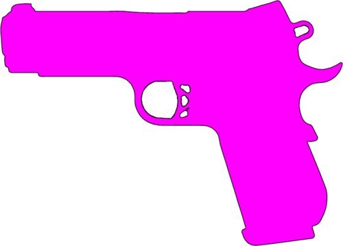 Custom Model 1911 Handgun Vinyl Decal-WickedGoodz