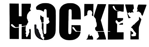 Custom Hockey Vinyl Decal Ice Hockey Bumper Sticker-WickedGoodz