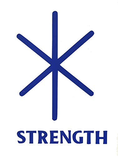 Viking Strength Rune Vinyl Decal - Norse Bumper Sticker, for Laptops or Car Windows - Great Scandinavian or Icelandic Heritage Gift-WickedGoodz