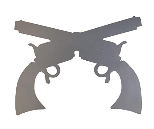 Cowboy Pistols Vinyl Decal Handgun Sticker-WickedGoodz