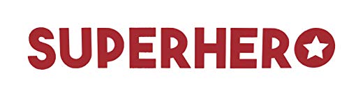 Custom Vinyl SuperHero Decal - Hero Bumper Sticker, for Tumblers, Laptops, Car Windows - Super Hero Star Design-WickedGoodz