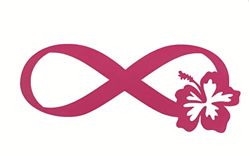 Hibiscus Infinity Loop Decal Tumblr Sticker-WickedGoodz