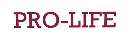 Custom Pro Life Vinyl Decal - Anti Abortion Bumper Sticker, for Tumblers, Laptops, Car Windows, Life Decal-WickedGoodz