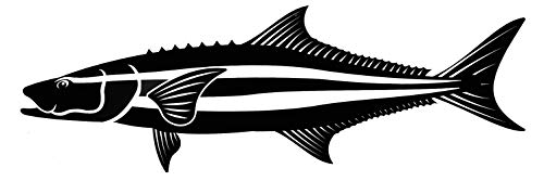Custom Cobia Fish Vinyl Decal-WickedGoodz