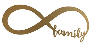 Custom Family Infinity Vinyl Decal-WickedGoodz