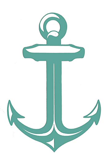 Custom Vinyl Boat Anchor Decal, Nautical Love Bumper Sticker, for Tumblers, Laptops, Car Windows-WickedGoodz