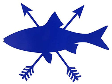 Custom Arrow Trout Fish Vinyl Decal-WickedGoodz