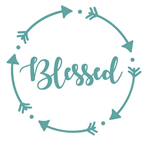 WickedGoodz Die Cut Circle Dot Blessed Decal - Inspirational Bumper Sticker - Perfect-WickedGoodz