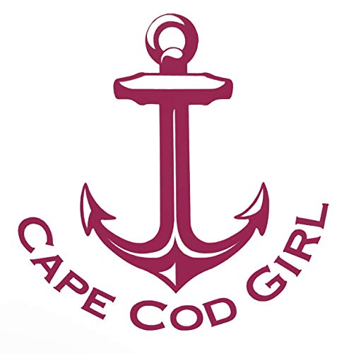 Custom Anchor Cape Cod Girl Vinyl Decal-WickedGoodz