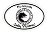 WickedGoodz Oval ÚLFHÉÐNAR Rune No Mercy Only Violence Wolf Vinyl Decal - Viking Bumper Sticker - Perfect Icelandic Scandinavian Gift-WickedGoodz