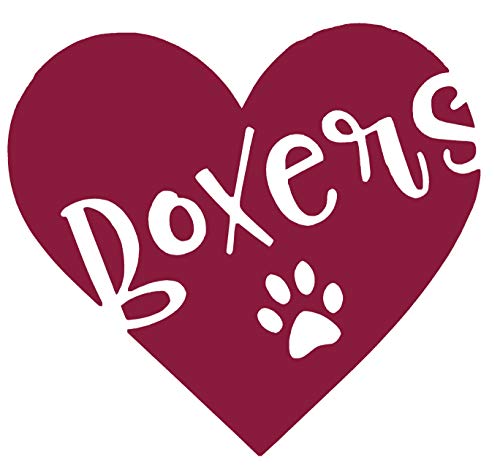 Custom Boxers Heart Vinyl Decal-WickedGoodz