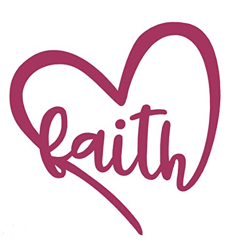 WickedGoodz Heart Shaped Bumper Sticker - Perfect Faith Gift-WickedGoodz