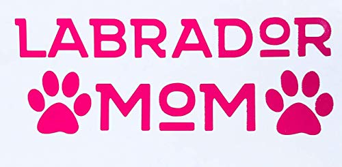 Custom Labrador Mom Vinyl Dog Decal Bumper Sticker-WickedGoodz