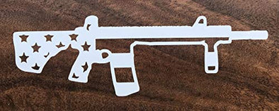 Custom American Flag Ar-15 Vinyl Decal-WickedGoodz