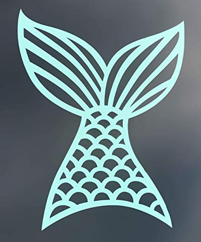 Mermaid Tail Vinyl Decal Beach Bumper Sticker-WickedGoodz